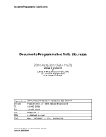 Documento Programmatico sulla Sicurezza